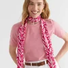 Outlet Sportscraft Farrah Silk Scarf in Pink Multi PinkMulti