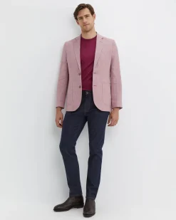 New Sportscraft Farrer Linen Sports Jacket in Dusty Pink DustyPink