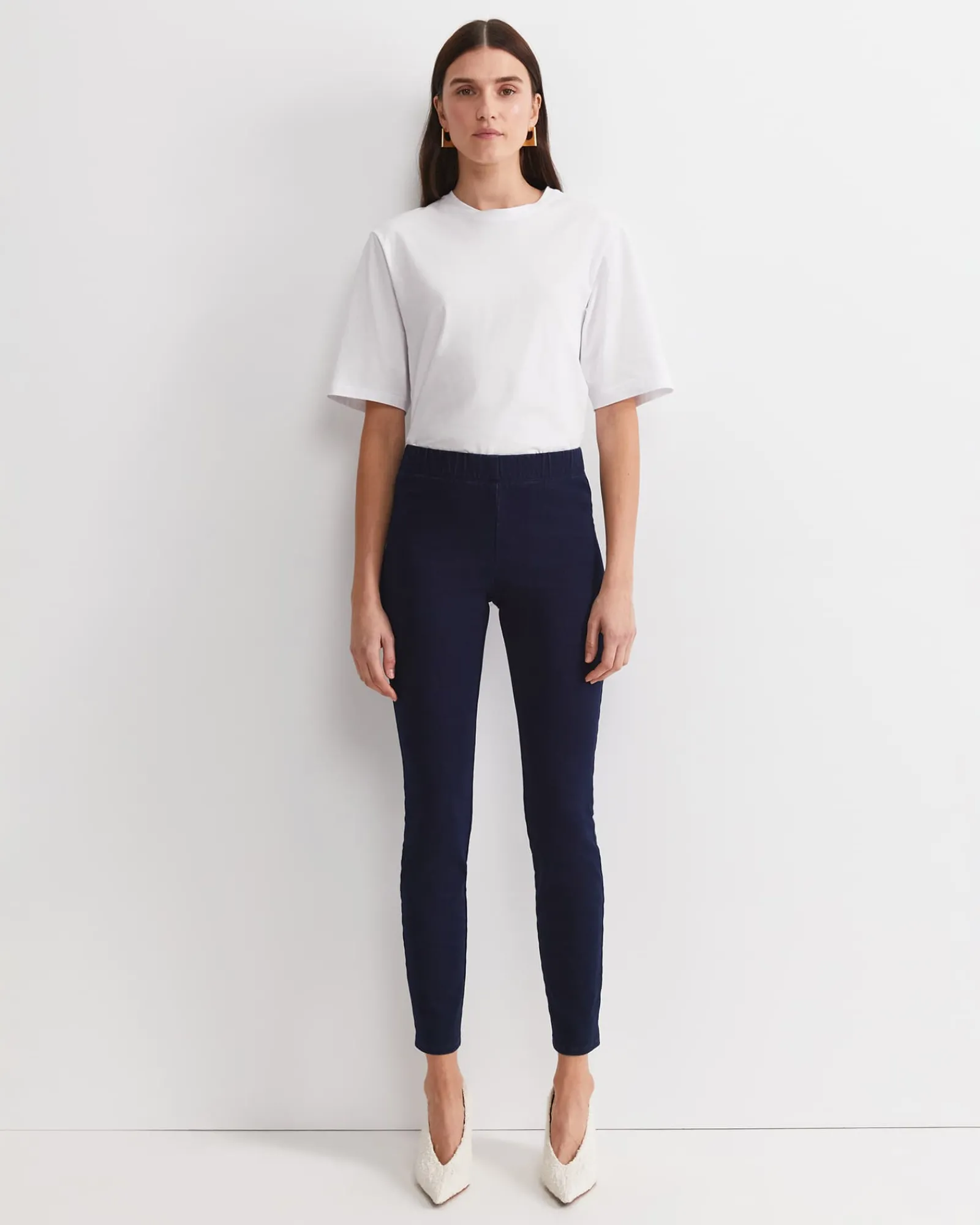 Outlet Sportscraft Felicity Denim Pull On Pant in Indigo