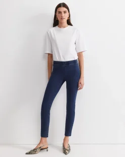 New Sportscraft Felicity Denim Pull On Pant in Washed Indigo WashedIndigo
