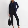 Sale Sportscraft Felicity Flat Front Slim Pant in Navy