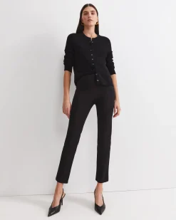 Sale Sportscraft Felicity Flat Front Slim Pant in Black