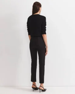 Sale Sportscraft Felicity Flat Front Slim Pant in Black