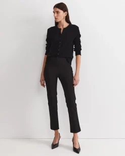 Sale Sportscraft Felicity Flat Front Slim Pant in Black