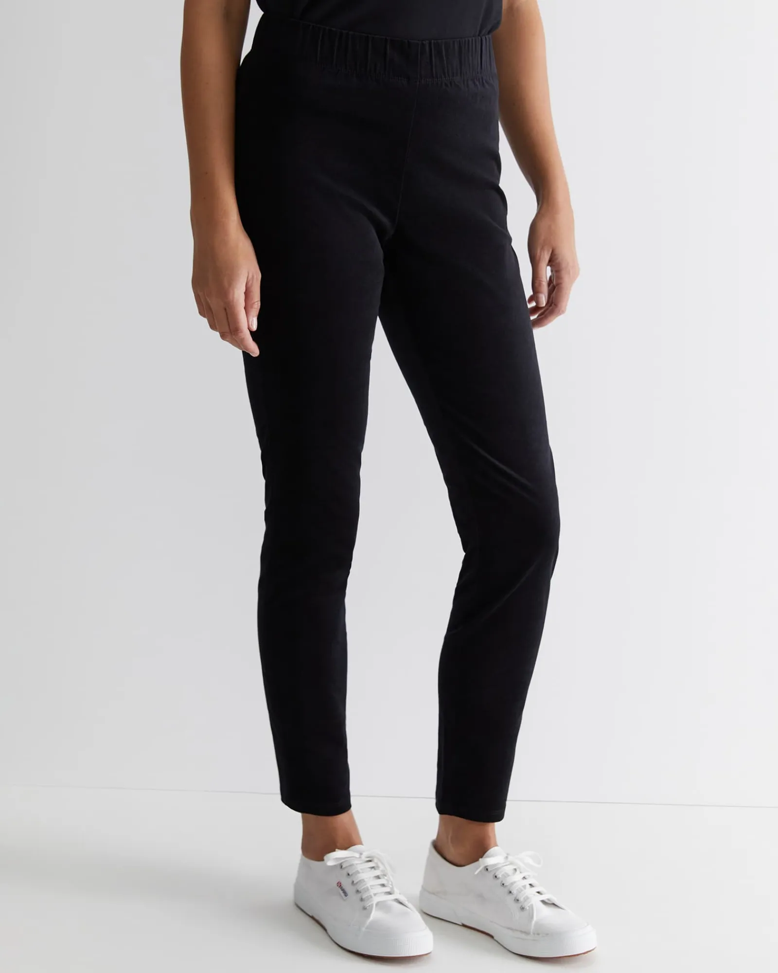 Clearance Sportscraft Felicity Velvet Pull On Pant in Black