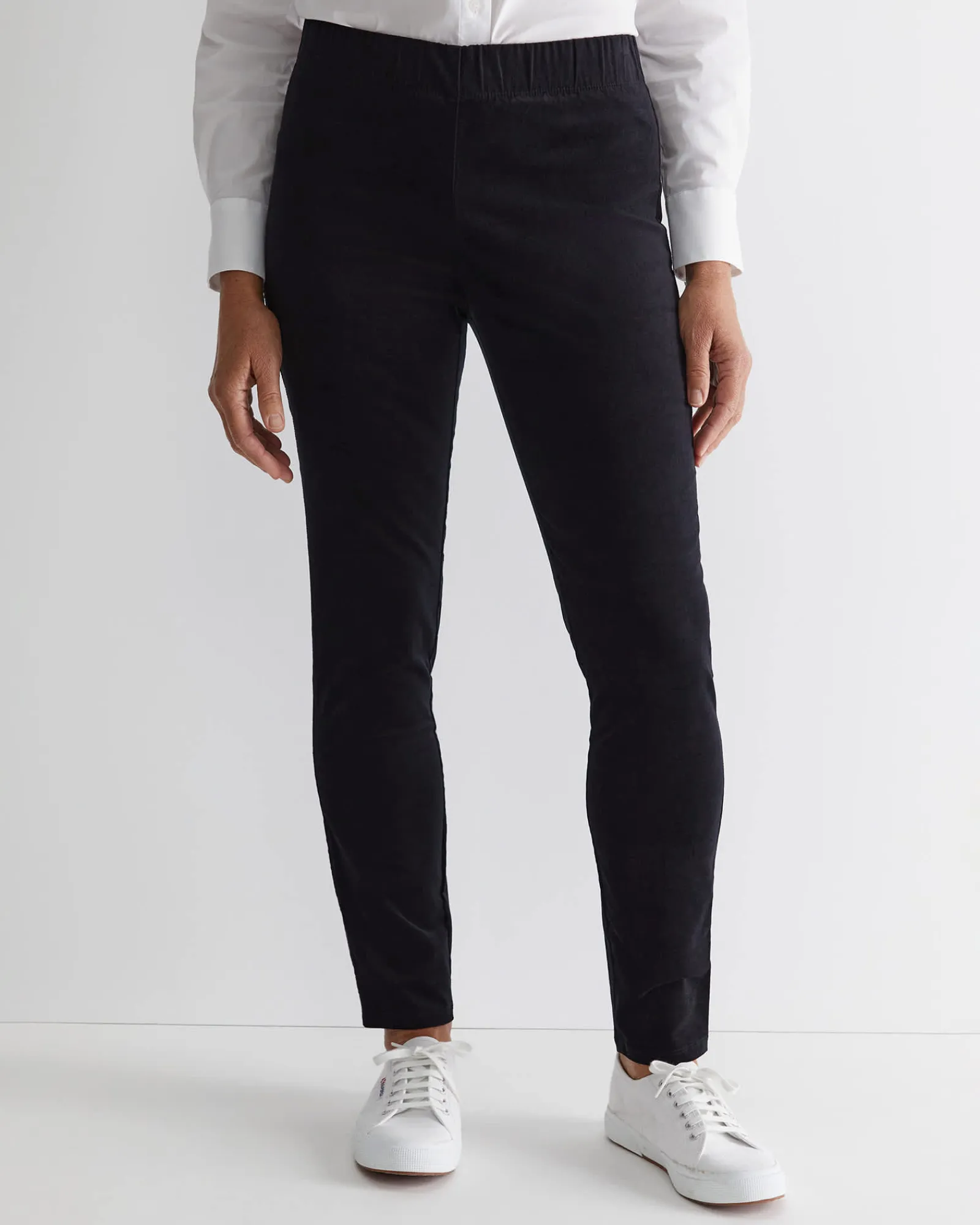 Clearance Sportscraft Felicity Velvet Pull On Pant in Black