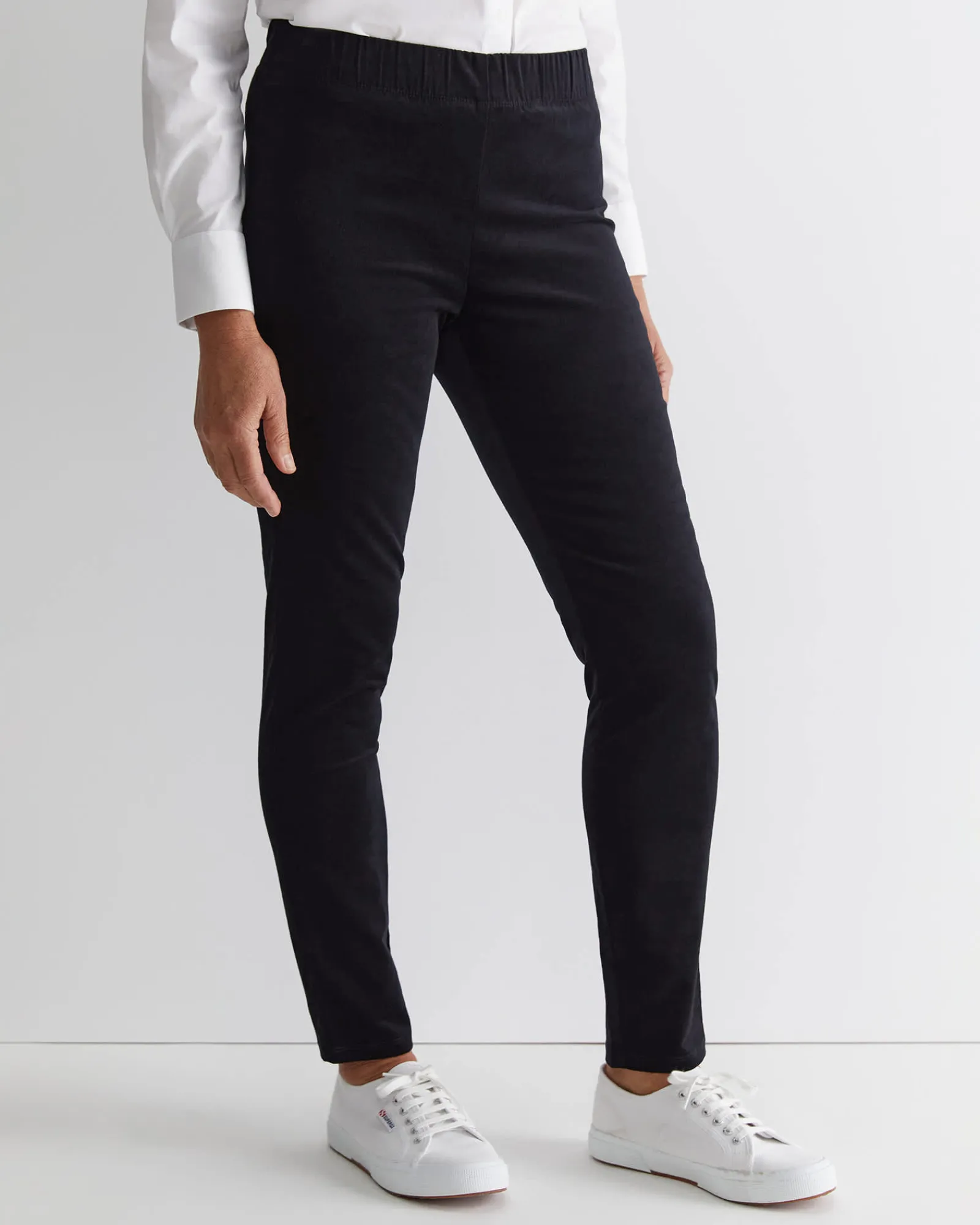 Clearance Sportscraft Felicity Velvet Pull On Pant in Black
