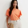 Hot Sportscraft Flutter Short Sleeve Tee in Tangerine