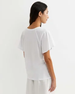 Hot Sportscraft Flutter Short Sleeve Tee in White
