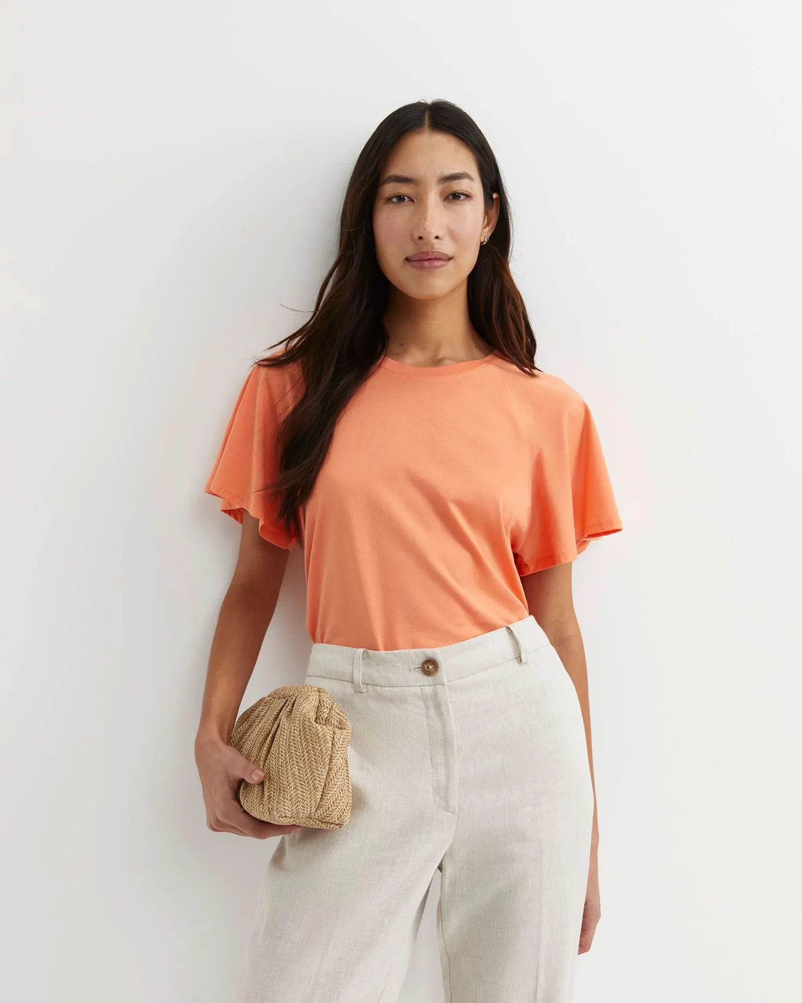 Hot Sportscraft Flutter Short Sleeve Tee in Tangerine