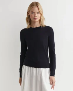 Clearance Sportscraft Francis Merino Crew Neck Knit in Navy