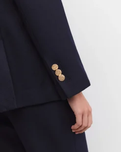 Clearance Sportscraft Frankie Single Breasted Blazer in Navy
