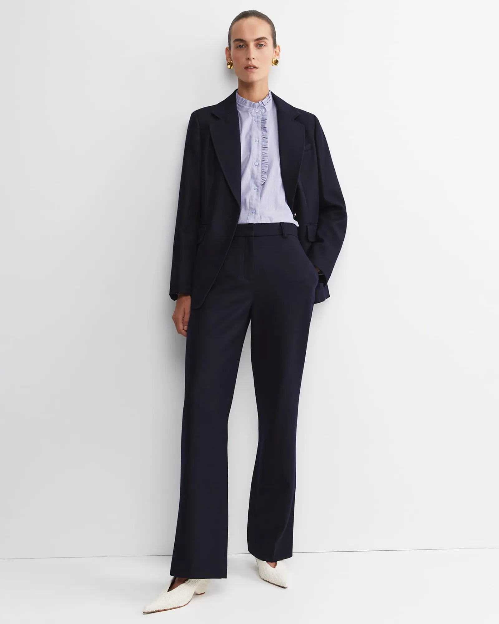 Discount Sportscraft Frankie Straight Leg Pant in Navy