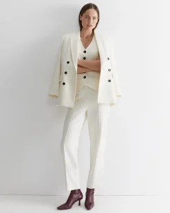 Online Sportscraft Frankie Twill Vest in Winter White WinterWhite