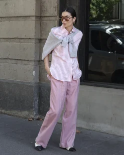 Hot Sportscraft Frankie Wide Leg Pleat Pant in Dusty Pink DustyPink