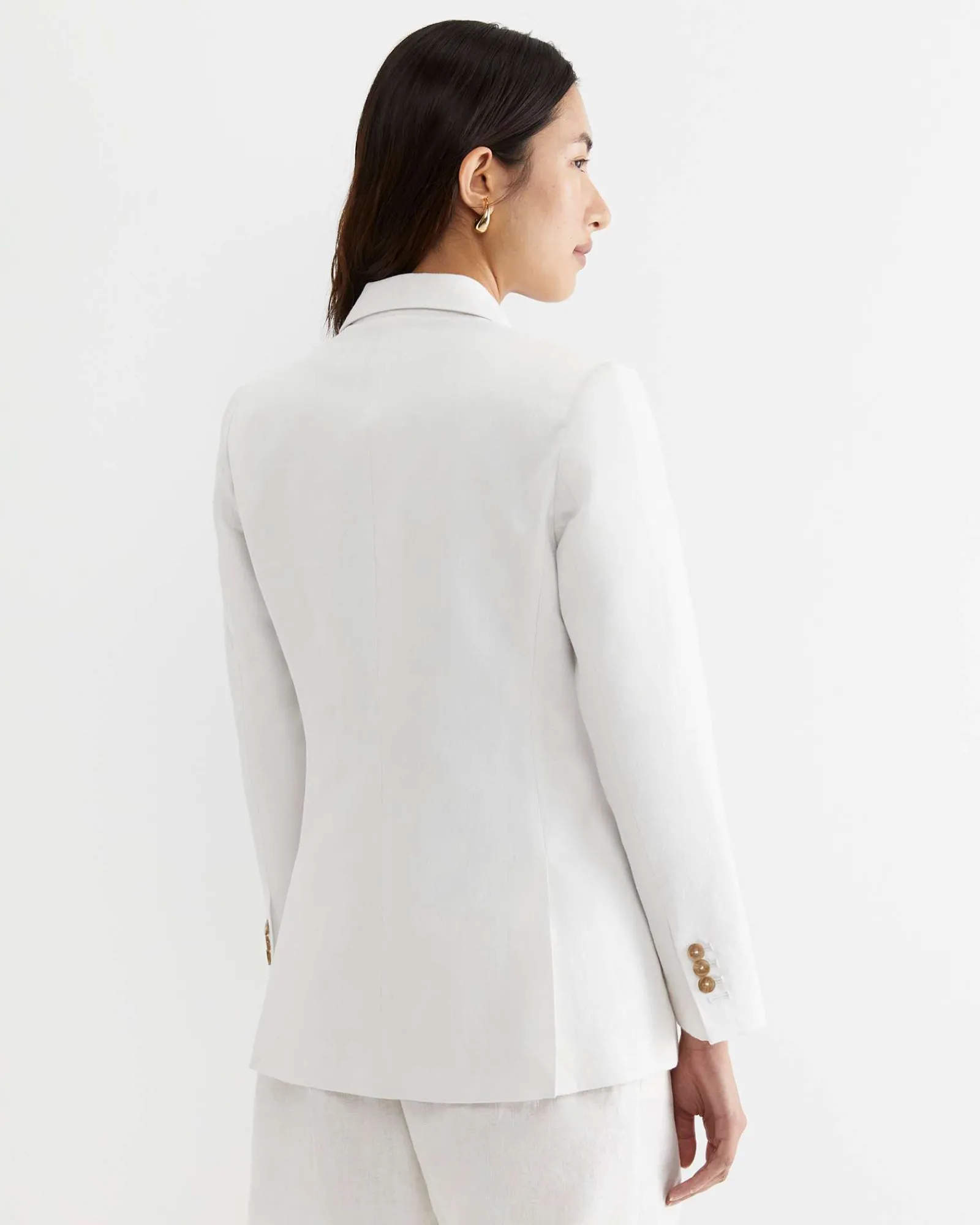 Hot Sportscraft Freya Linen Blazer in White