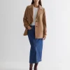 New Sportscraft Gabi Denim Midi Skirt in Heritage Blue HeritageBlue