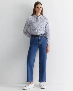 Fashion Sportscraft Geo Lily Voile Shirt in Multi