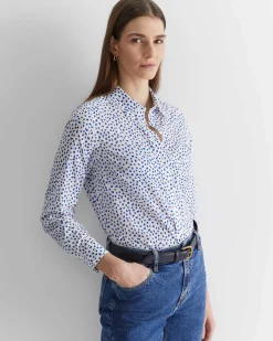 Fashion Sportscraft Geo Lily Voile Shirt in Multi