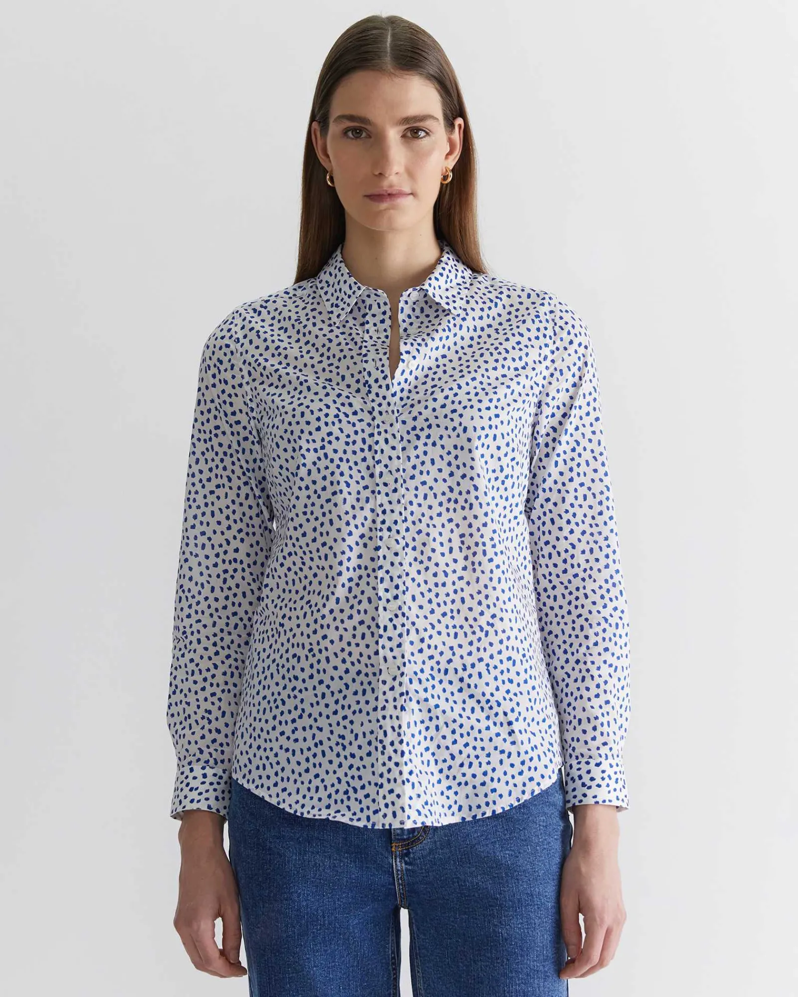Fashion Sportscraft Geo Lily Voile Shirt in Multi