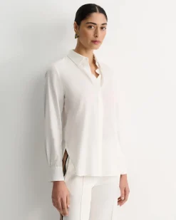 Best Sportscraft Georgia Long Sleeve Shirt in White