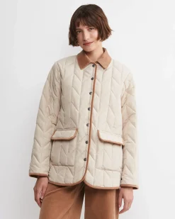 New Sportscraft Gillian Lightweight Quilted Jacket in Canvas