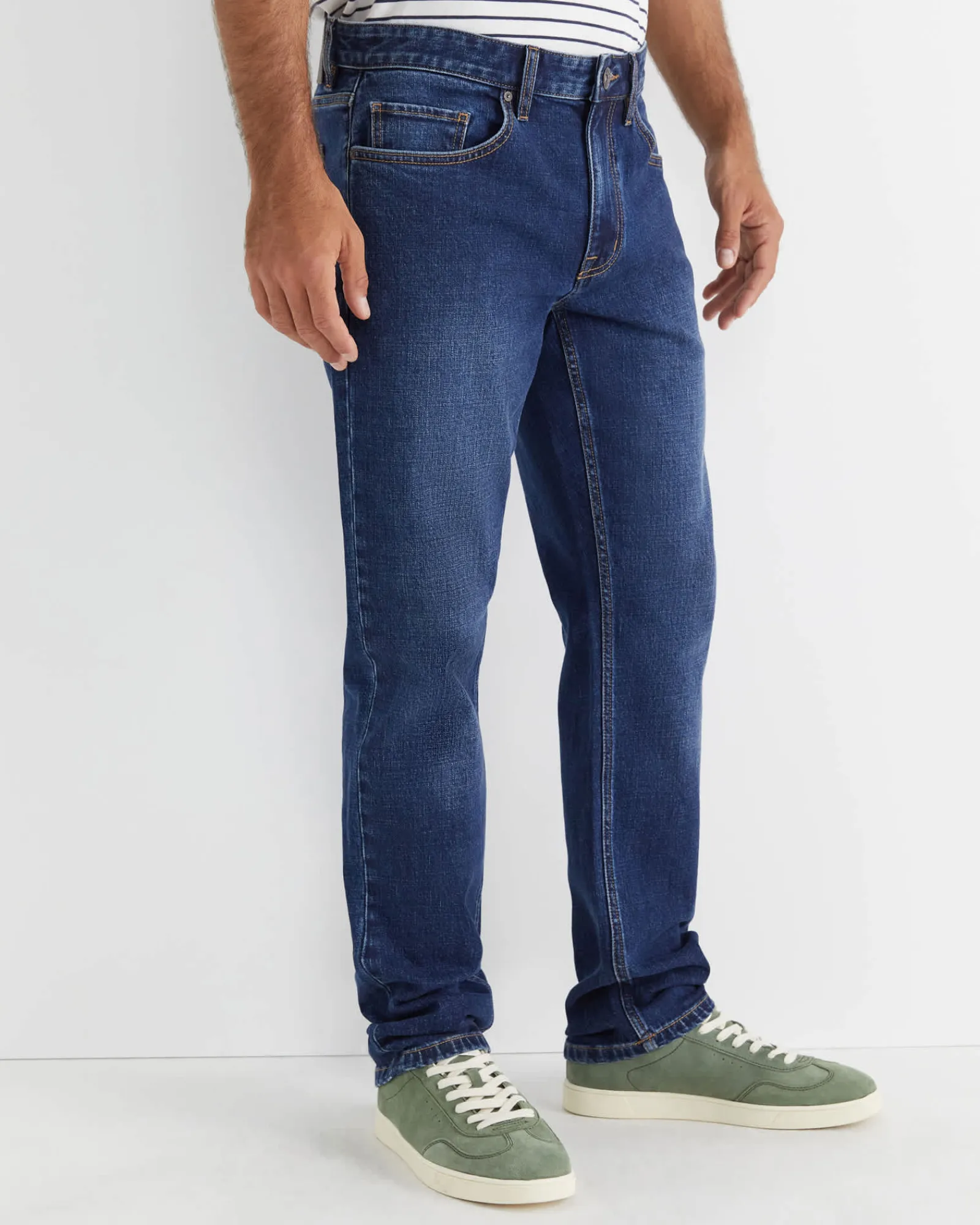Discount Sportscraft Grayson Straight Jean in True Blue TrueBlue