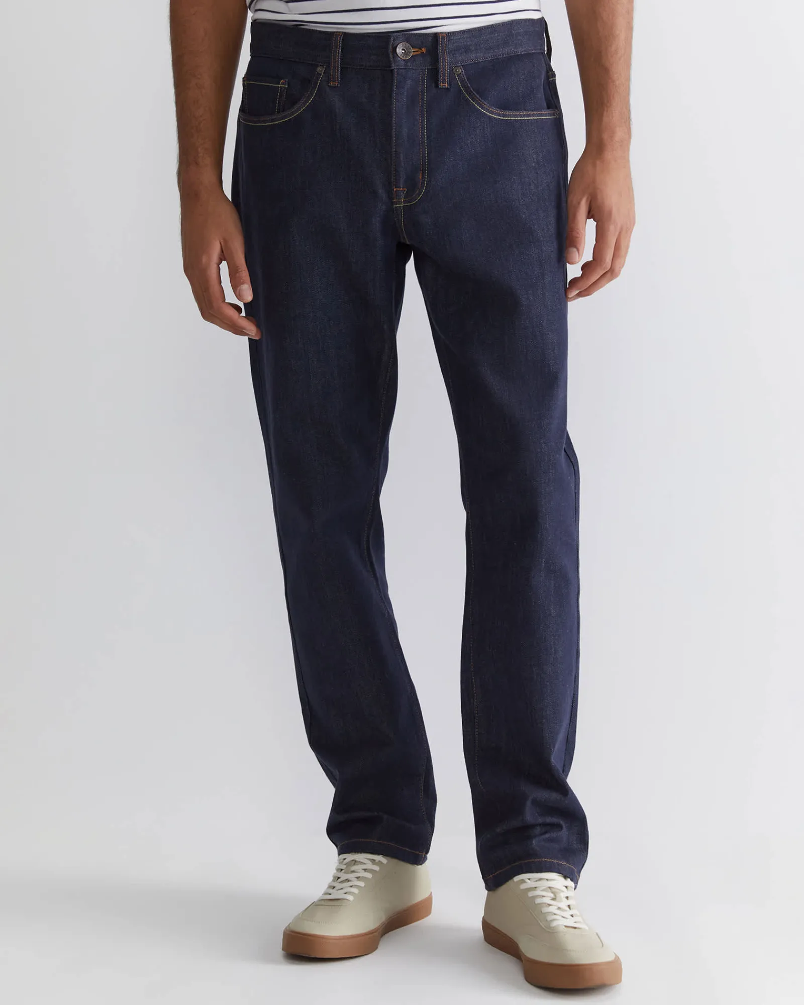 Sale Sportscraft Grayson Straight Jean in Raw Indigo RawIndigo