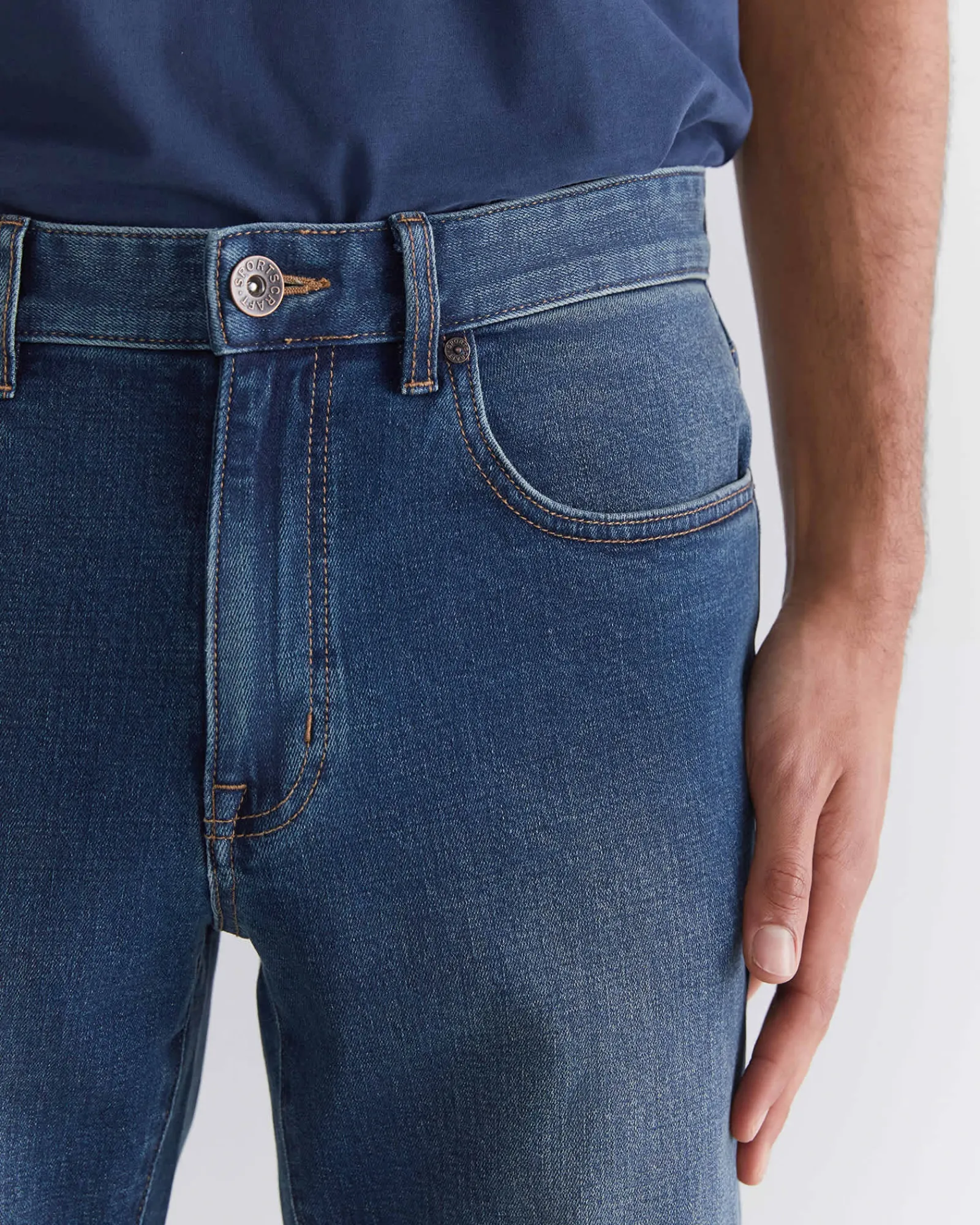 New Sportscraft Grayson Straight Jean in Vintage Wash VintageWash