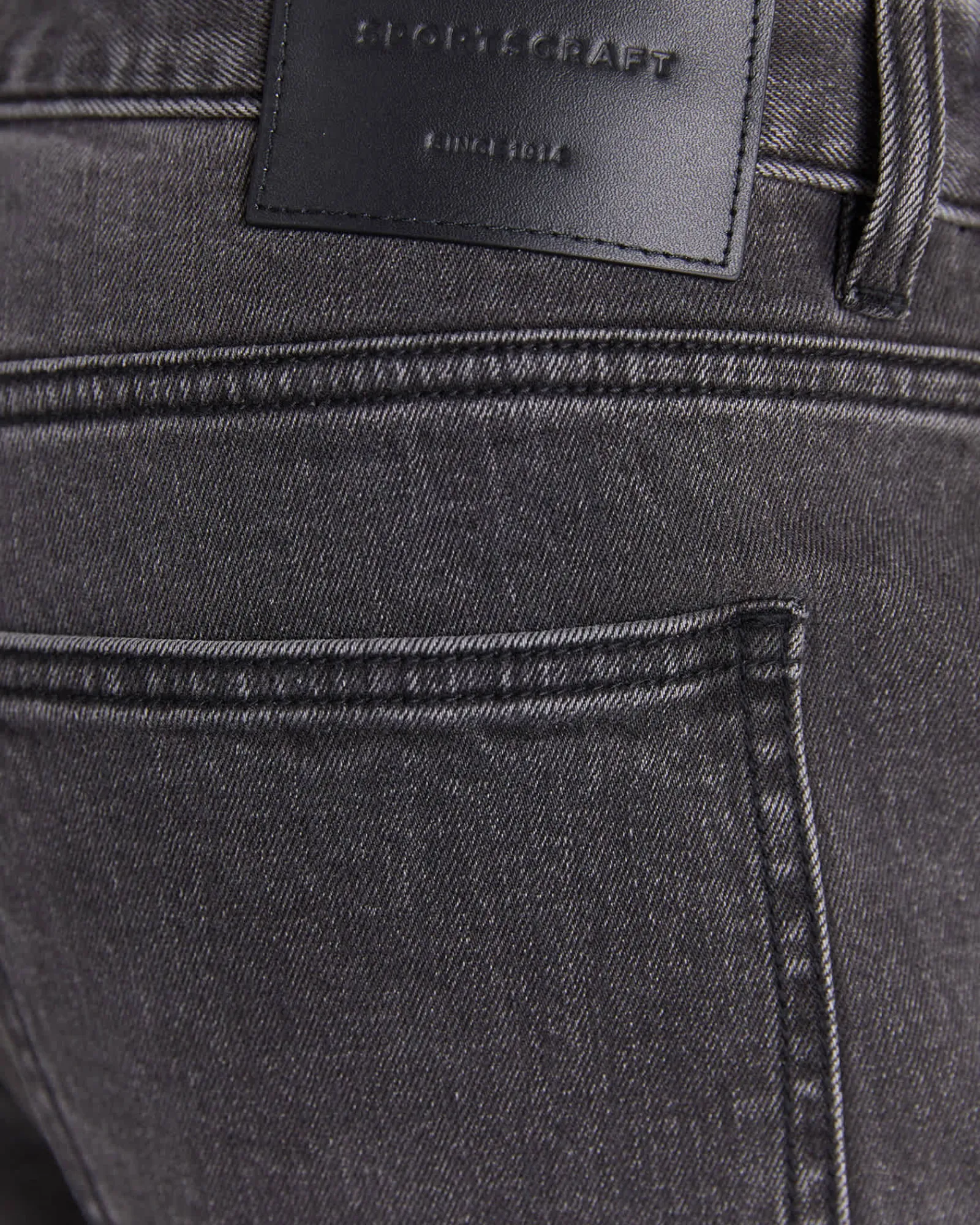 New Sportscraft Grayson Straight Jean in Dark Grey DarkGrey