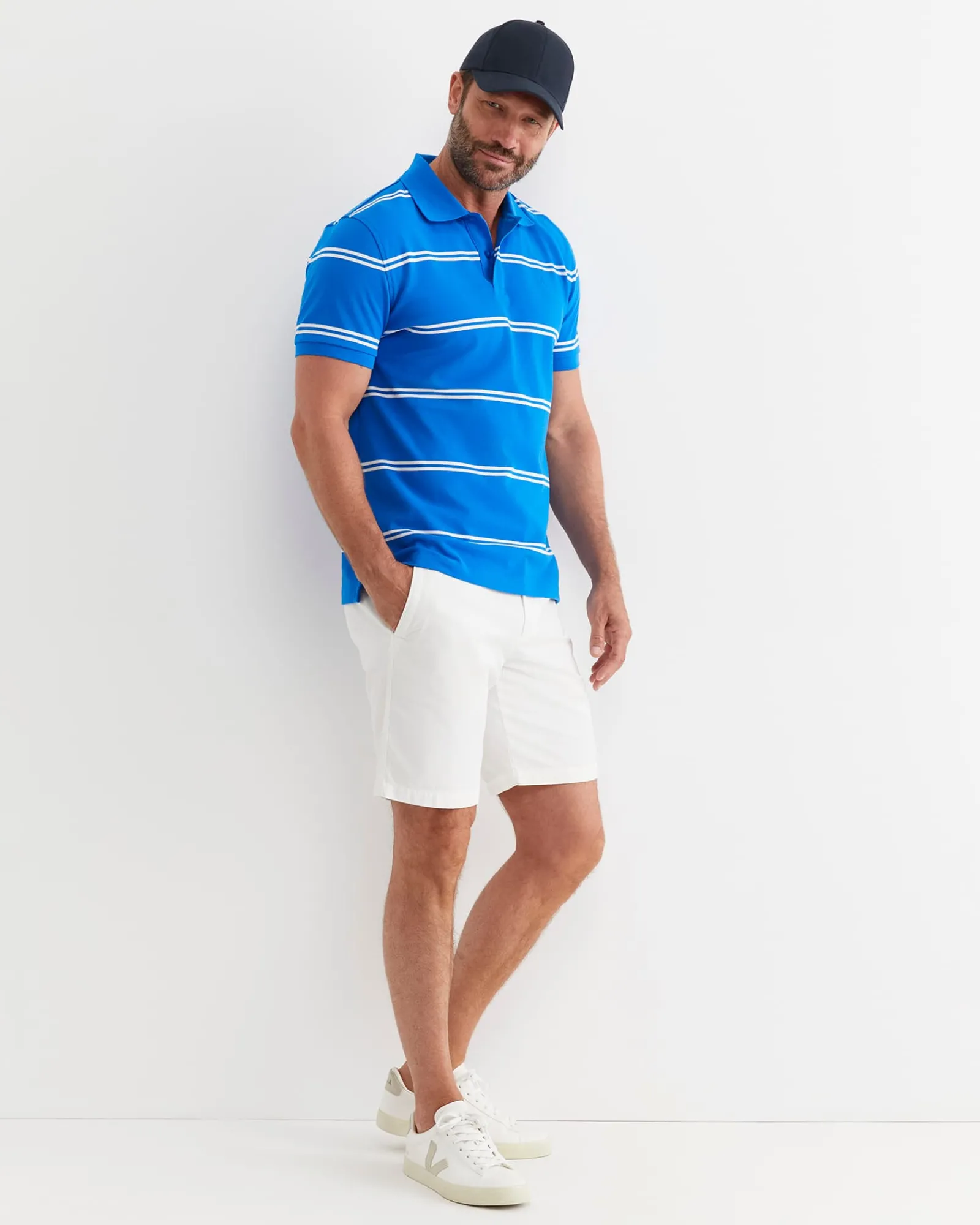 Hot Sportscraft Hall Polo in Cobalt