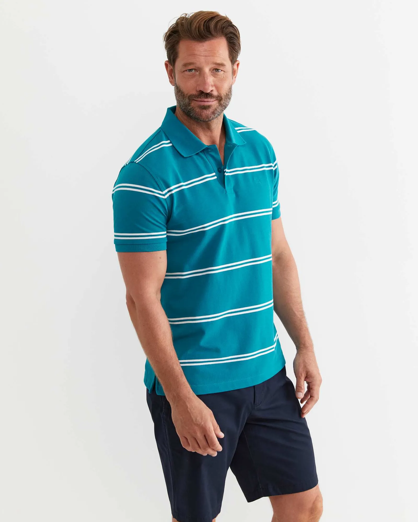 Outlet Sportscraft Hall Polo in Teal
