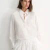 Best Sportscraft Hannah Cotton Silk Shirt in White