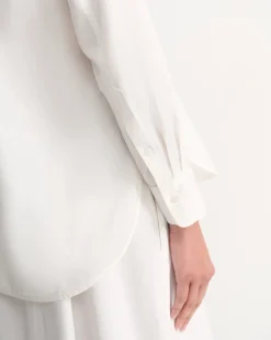 Best Sportscraft Hannah Cotton Silk Shirt in White