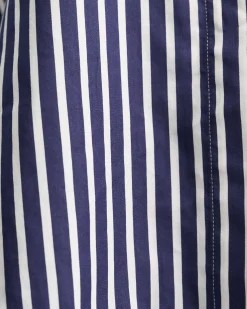 Hot Sportscraft Hannah Stripe Cotton Silk Shirt in Whitenavy White/navy