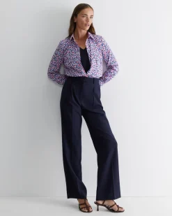 Best Sportscraft Harlow Georgina Relaxed Shirt in Pink Multi PinkMulti