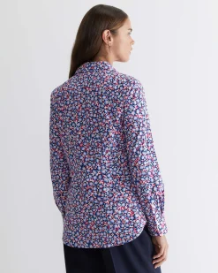 Best Sportscraft Harlow Georgina Relaxed Shirt in Pink Multi PinkMulti
