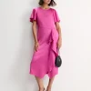 Online Sportscraft Harlow Ruffle Midi Dress in Grape