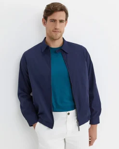 Discount Sportscraft Harrington Jacket in Navy