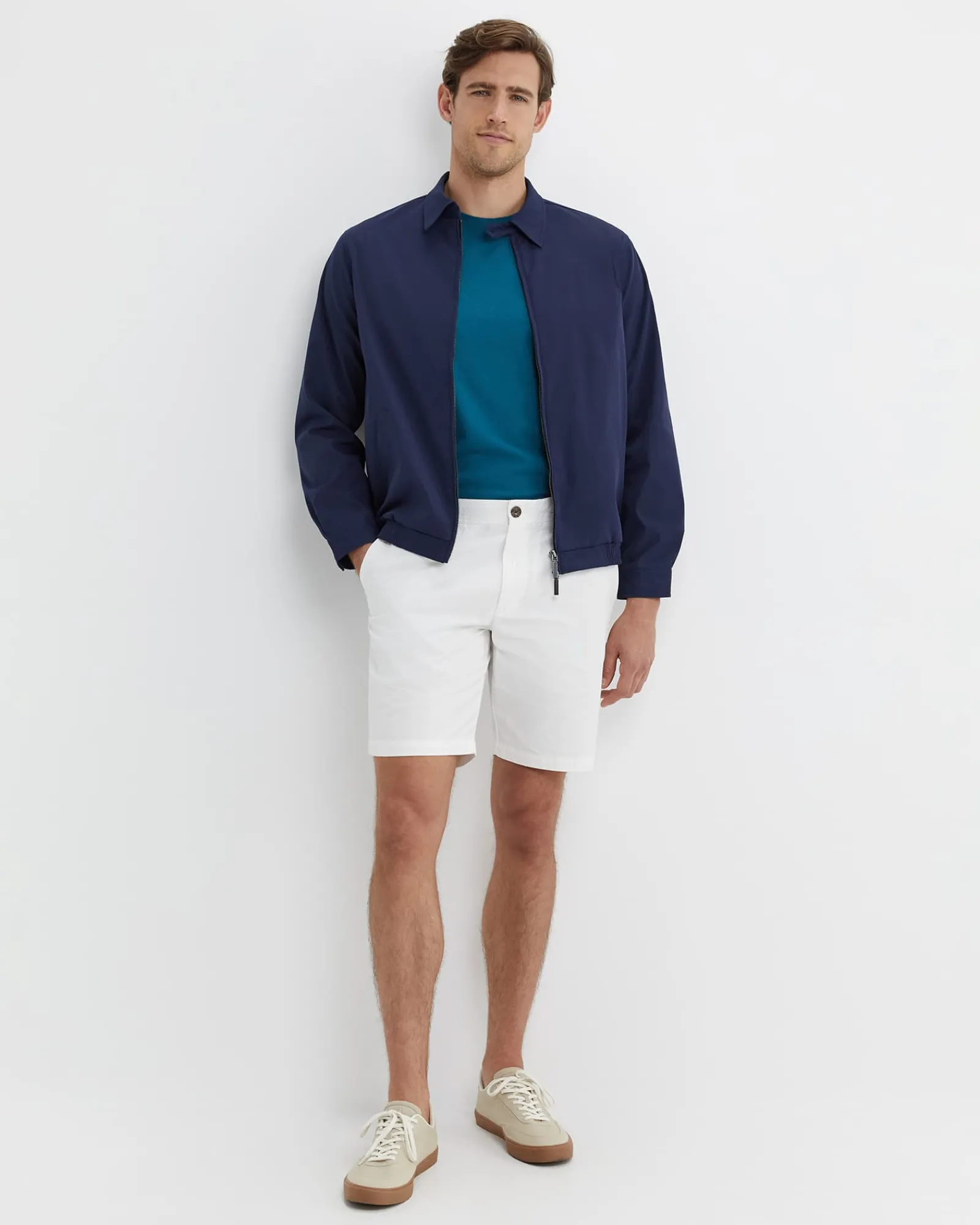 Discount Sportscraft Harrington Jacket in Navy