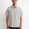 Discount Sportscraft Hewson Short Sleeve Check Shirt in Green Multi GreenMulti