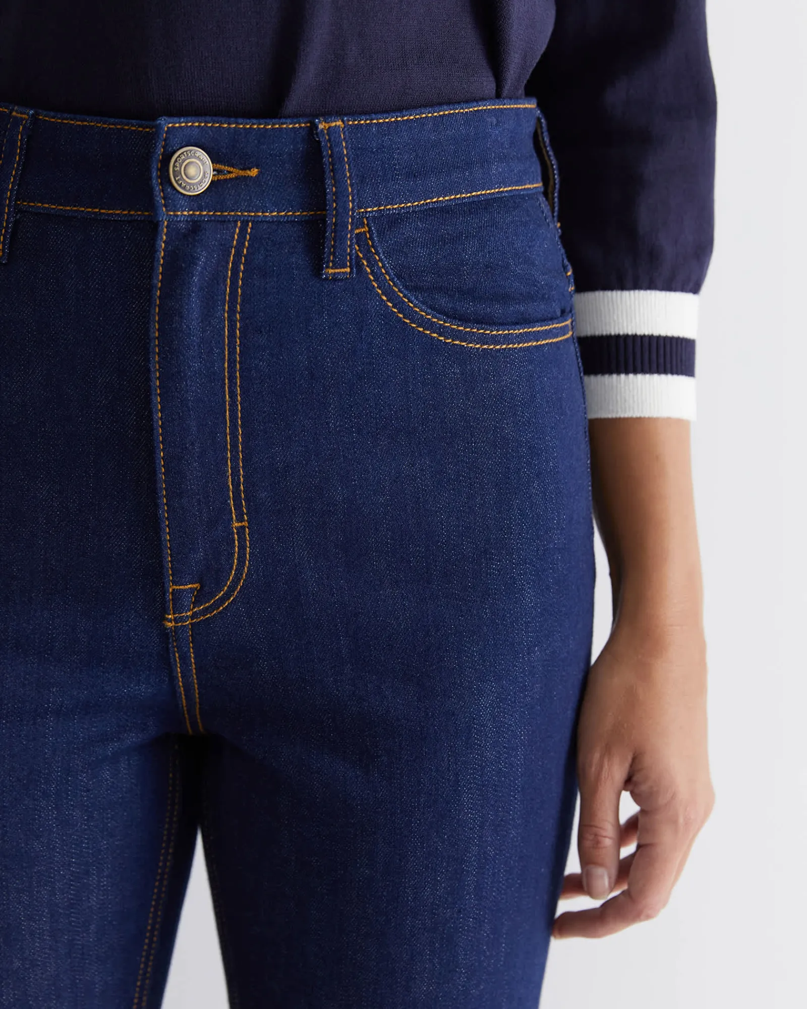 Fashion Sportscraft Holly Bootleg Jean in Indigo