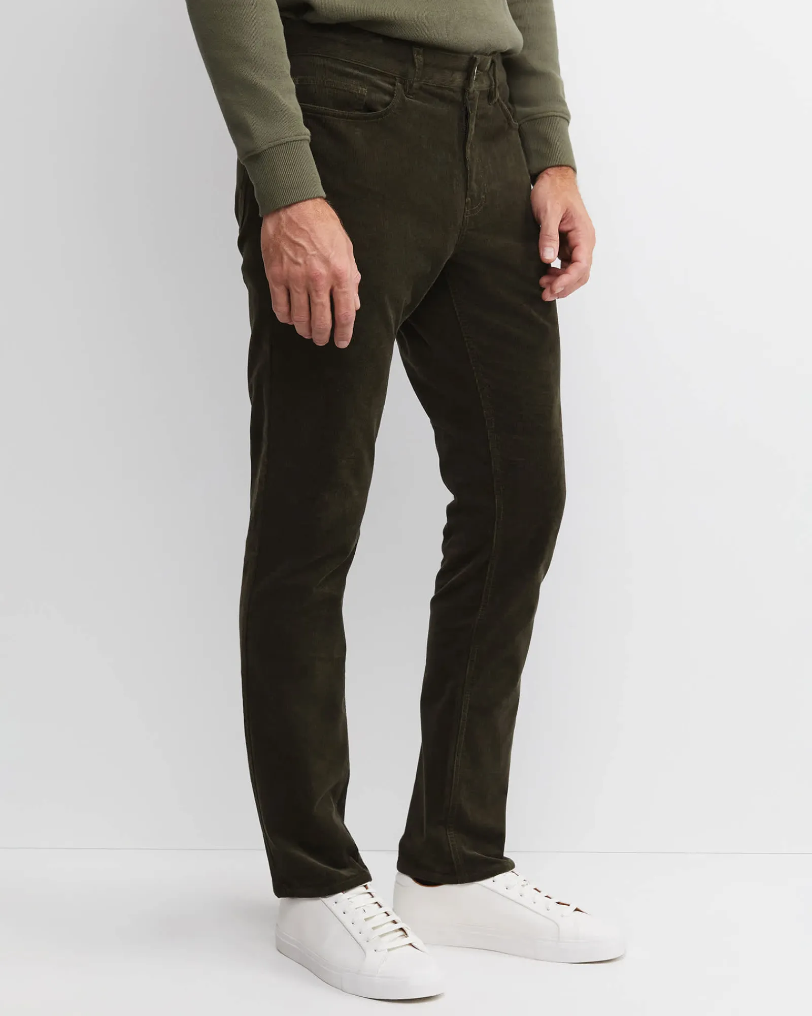 Fashion Sportscraft Hudson Straight Leg Cord in Khaki