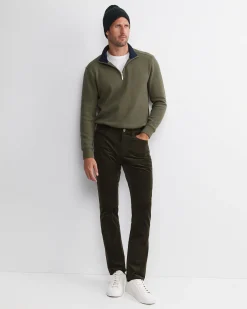 Fashion Sportscraft Hudson Straight Leg Cord in Khaki