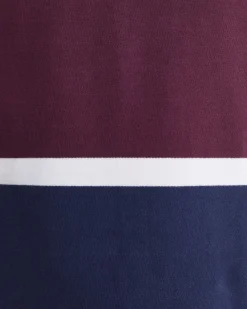 Best Sportscraft Hugh Long Sleeve Rugby in Burgundy