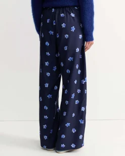 Best Sportscraft Ila Wide Leg Pant in Multi Navy MultiNavy