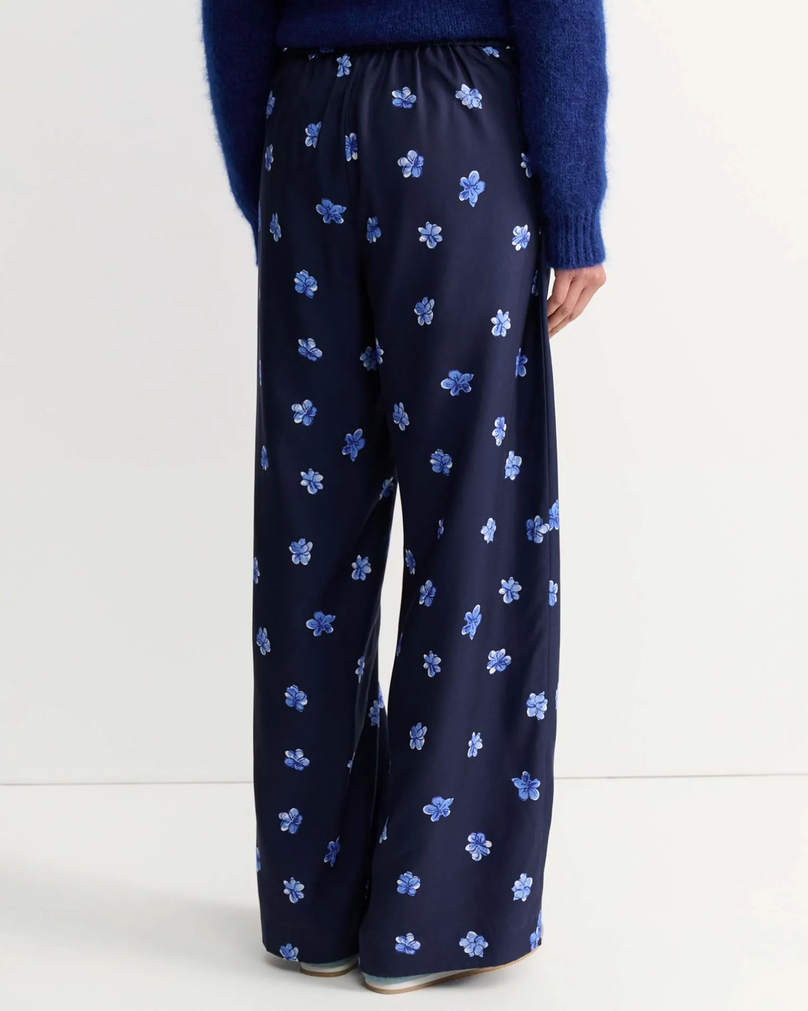 Best Sportscraft Ila Wide Leg Pant in Multi Navy MultiNavy