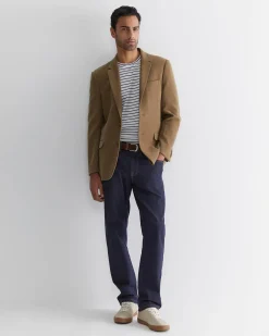 Clearance Sportscraft Italian Moleskin Blazer in Musk