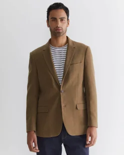 Clearance Sportscraft Italian Moleskin Blazer in Musk