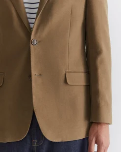 Clearance Sportscraft Italian Moleskin Blazer in Musk